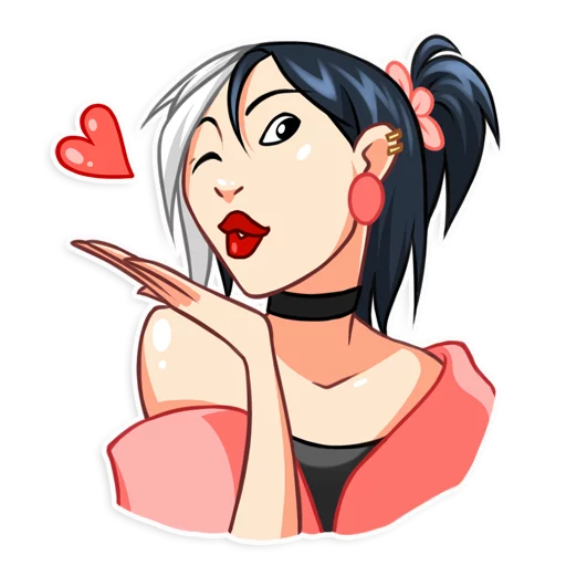 Стикер Modern Geisha