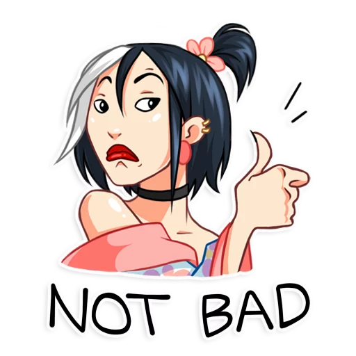 Стикер Modern Geisha