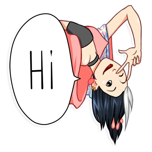 Стикер Modern Geisha