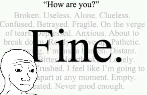 Стикер Momento Depressivo