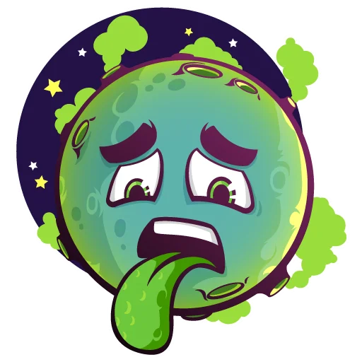 Стикер Moony Loony