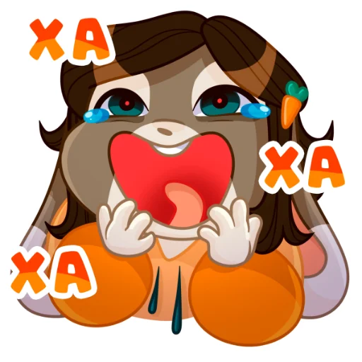 Стикер Морковка