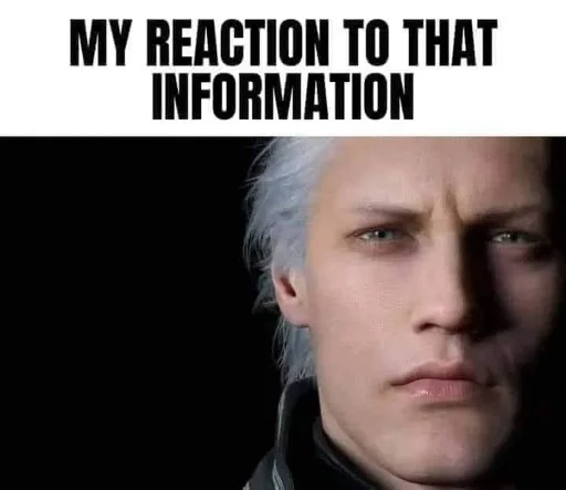 Стикер Devil may cry Мемы