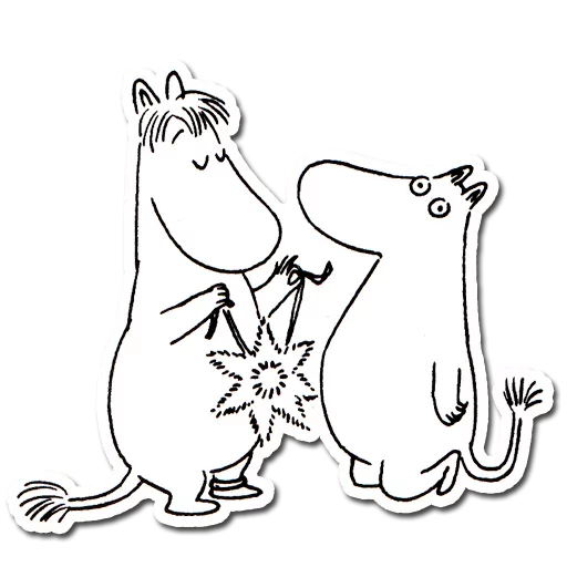 Стикер Mumitroll