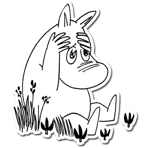 Стикер Mumitroll