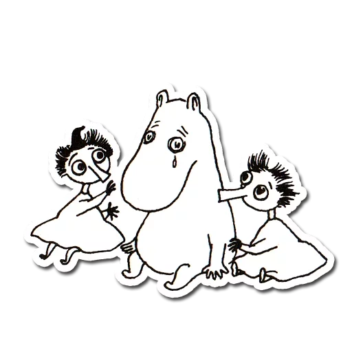 Стикер Mumitroll