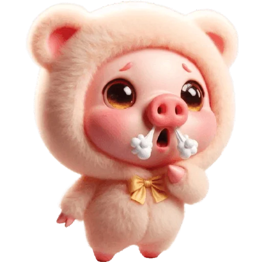 Стикер Свинюшки медведи