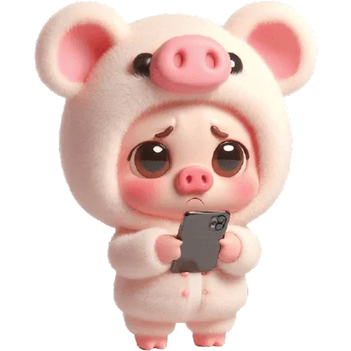 Стикер Свинюшки медведи