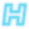 Эмодзи Neon Blue