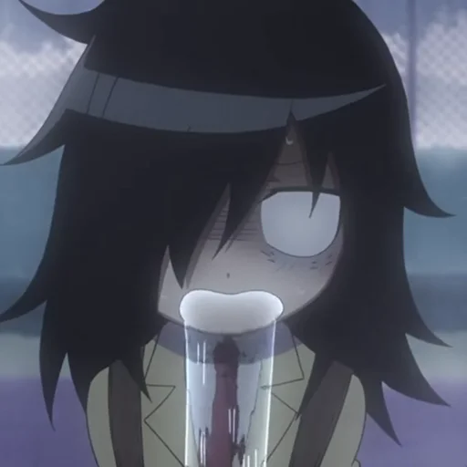 Стикер Не моя вина что я не популярна Watamote