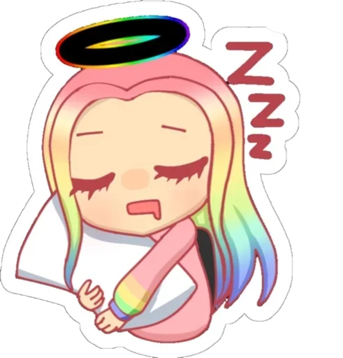 Стикер Ульяна Rainbow