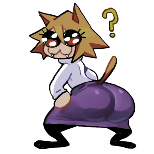 Стикер Neko Arc Funny