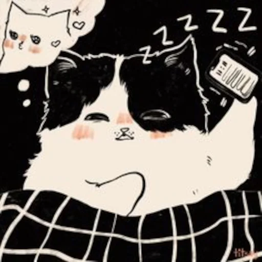 Стикер Neko titsay