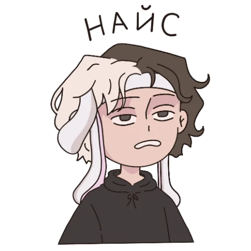 Стикер Nekoglai by Molunie