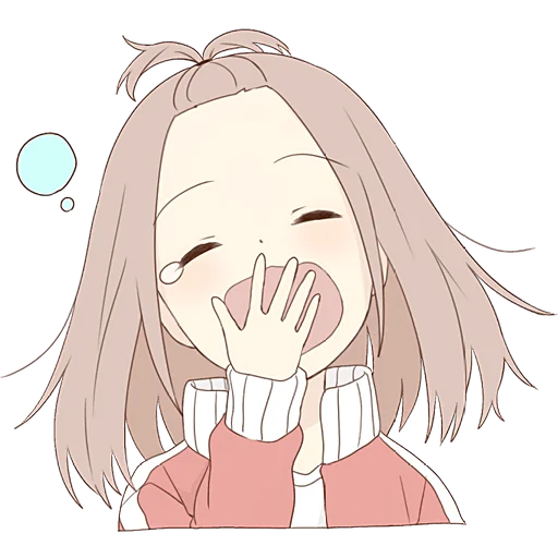 Стикер Немотивированная тян