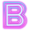 Эмодзи Neon ABC
