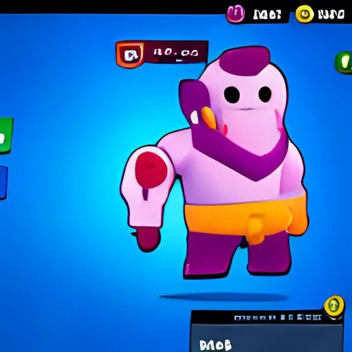 Стикер Нейронный Бравл Старс