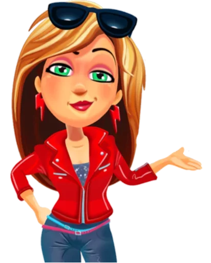 Стикер Girl Stickers