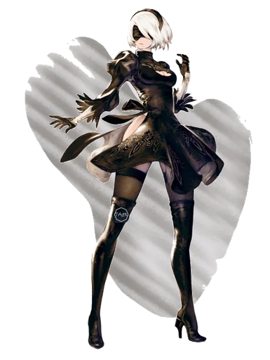 Стикер NieR:Automata | by:TAgt