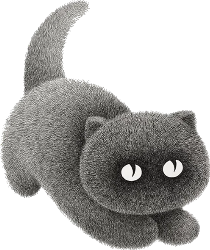 Стикер Night Cat