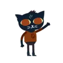 Стикер Night In The Woods Dialog
