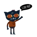 Стикер Night In The Woods Dialog
