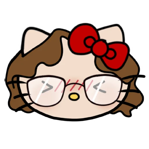 Стикер Никюры китти