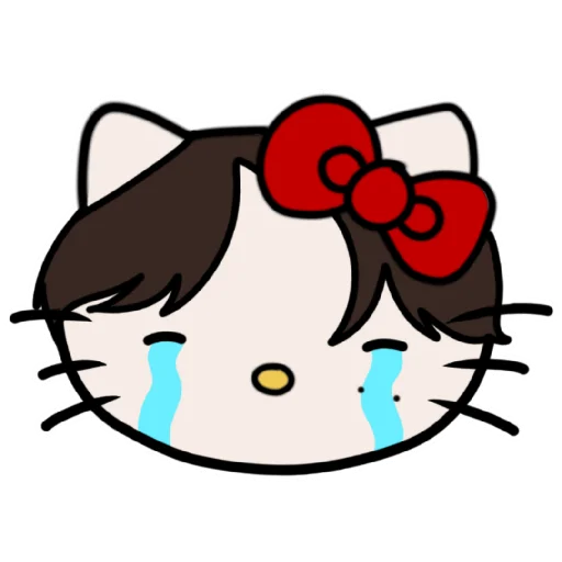 Стикер Никюры китти