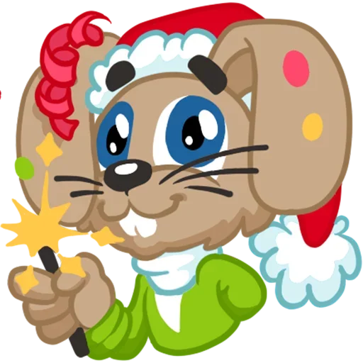 Стикер Ну погоди, Новый Год!