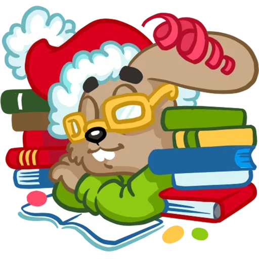 Стикер Ну погоди, Новый Год!