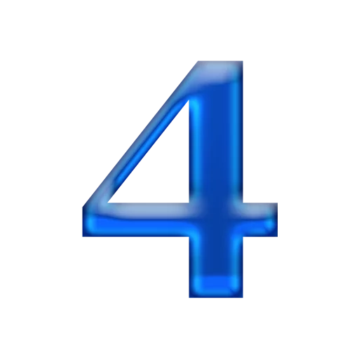 Стикер Numbers