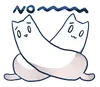 Стикер Nyan Nyan White Nyan