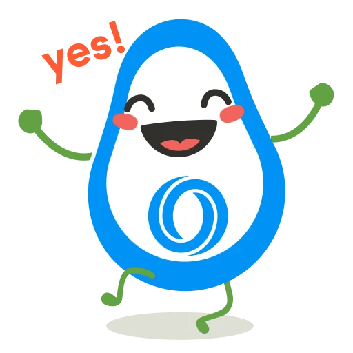 Стикер Oasis Mascot