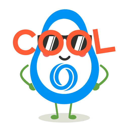 Стикер Oasis Mascot