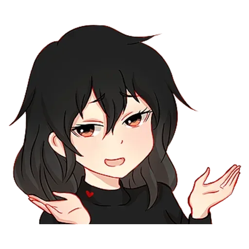 Стикер Послушная девочка