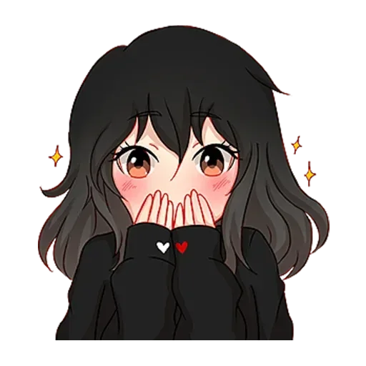 Стикер Послушная девочка