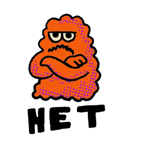 Стикер Ohra Monsters Mood