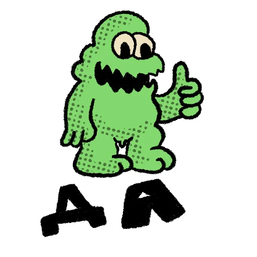 Стикер Ohra Monsters Mood