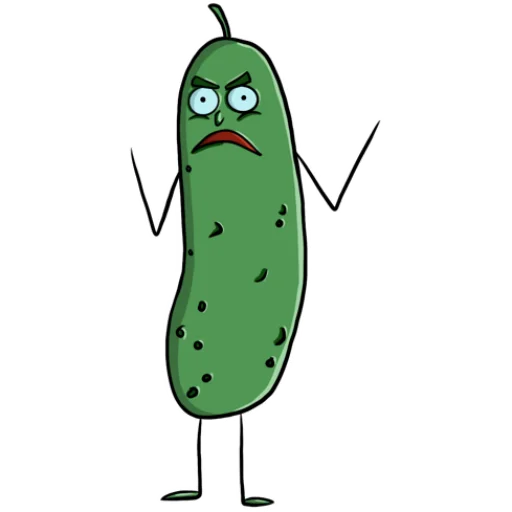 Стикер Огурец Вилс