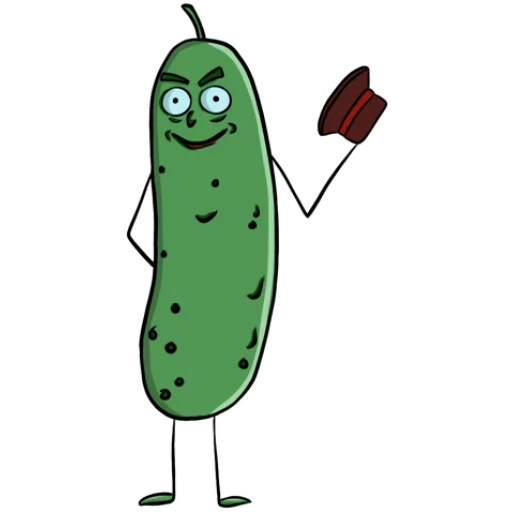 Стикер Огурец Вилс