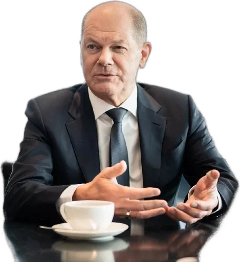 Стикер Olaf Scholz