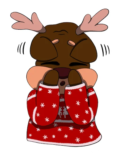 Стикер Оленёнок