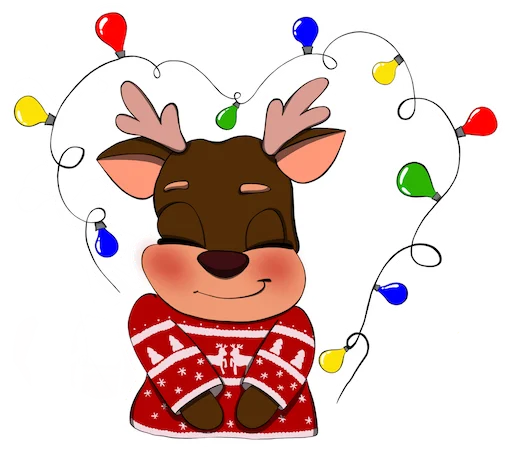 Стикер Оленёнок