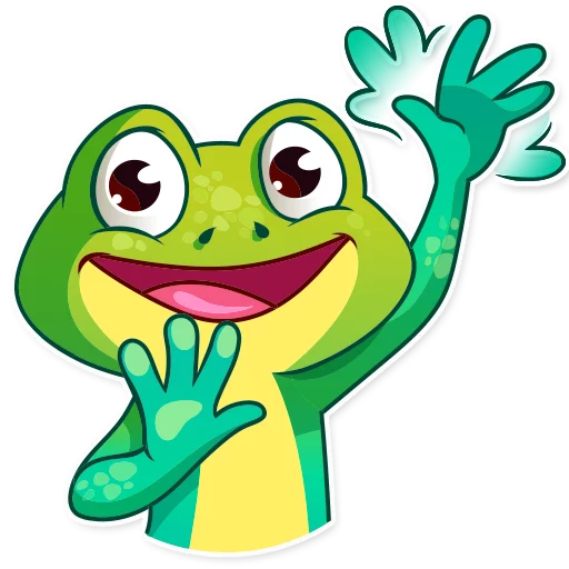 Стикер Oliver the Frog