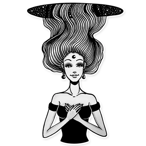 Стикер Olya Balarama Art