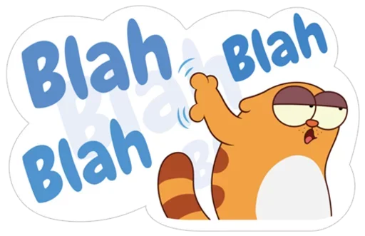 Стикер Orange Cat