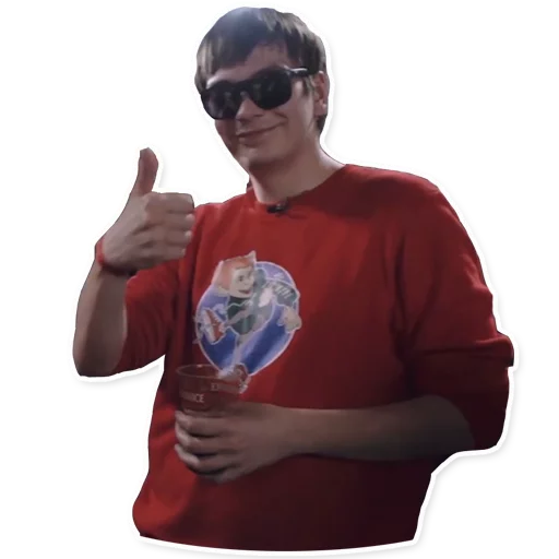 Стикер Oxxxymiron VS Слава КПСС