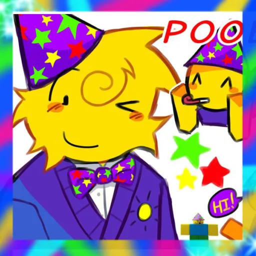 Стикер Party noob