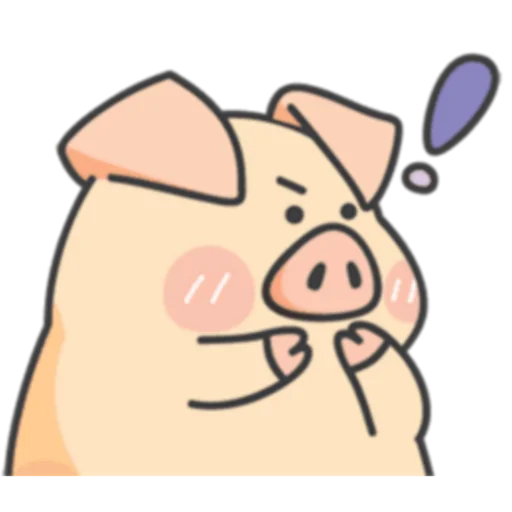 Стикер PIGPIG & GuaGua Prt.1-2 (FULL) [英文]