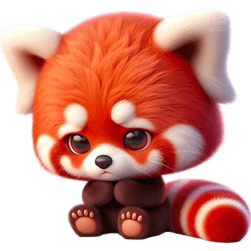 Стикер Красная панда